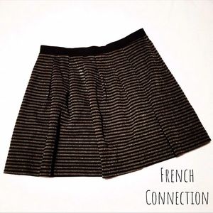 ✨3/15✨ NWT French Connection Lurex Flared Skirt